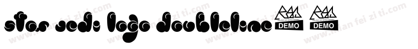 Star Jedi Logo DoubleLine2字体转换